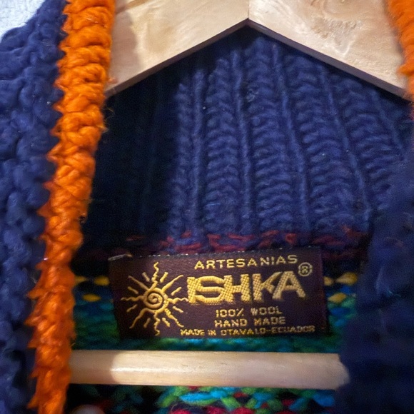 Colorful Zip-Up Sweater - Picture 3 of 4